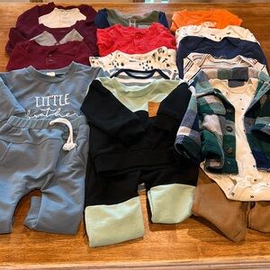 Carter's-Cat & Jack Capsule Wardrobe | 18-Piece Mix & Match Set | 3–6 Months